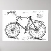 1895  brochure over fietspatroon — Kunstafdrukken Poster (Voorkant)
