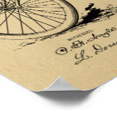 1895 brochure over fietspatroon — Kunstafdrukken Poster (Hoek)