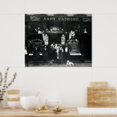 1895 CHICAGO SALOON & BILLIARD PARLOR POSTER (Keuken)