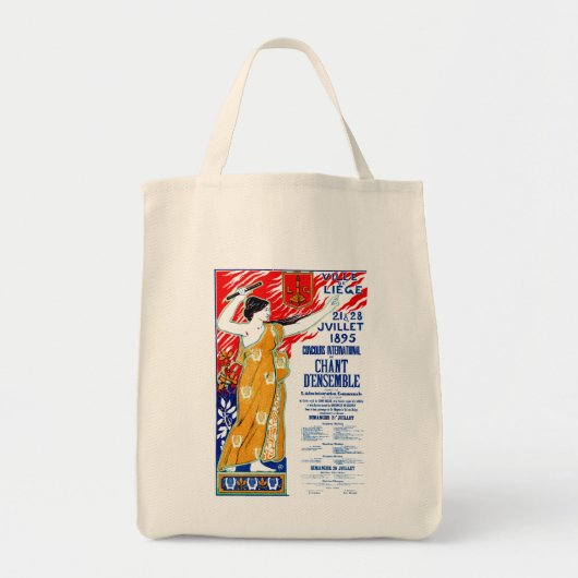 1895 Choral Music-Poster Tote Bag (Voorkant)