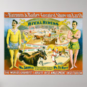 1895 ~ Circus Poster. Poster (Voorkant)