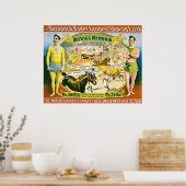 1895 ~ Circus Poster. Poster (Keuken)