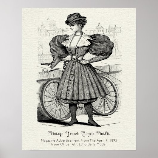 1895  Franse fietsuitrusting Poster (Voorkant)