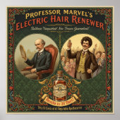 1895  Hair Renewer Square AD Poster (Voorkant)