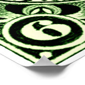 1895 Indiase prinselijke Staten olifant Poster (Hoek)