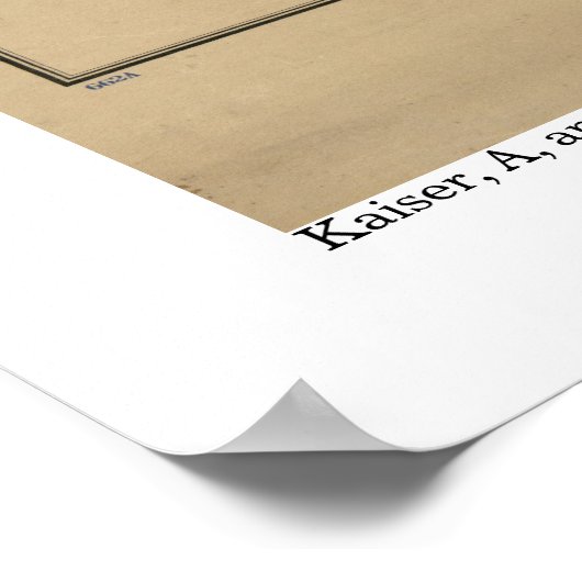 1895 Kaart van de parochie van East Baton Rouge, L Poster (Hoek)