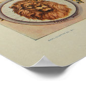 1895 Monboogfietsen en kunstdrukken Poster (Hoek)