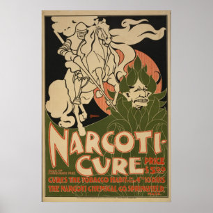 1895 Narcoti-remedie Poster