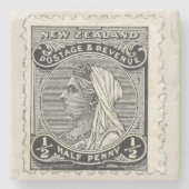 1895 Nieuw-Zeelands Stempel Marmer Onderzetter (Voorkant)