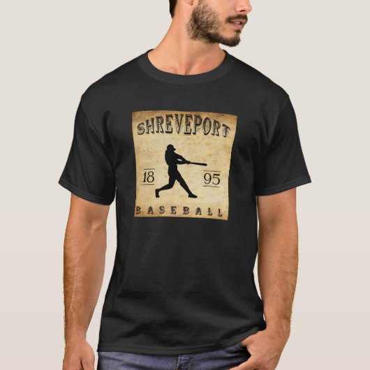 1895 Shonthport Louisiana Baseball T-shirt (Voorkant)