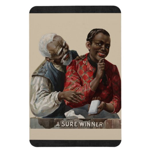 1895 sigaar Ad Afro-Amerikaans Magneet (Verticaal)