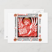 1895 Venetië Art Poster Briefkaart (Voorkant / Achterkant)