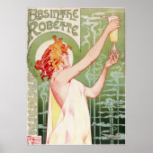 1896 Absinthe Robette Poster (Voorkant)