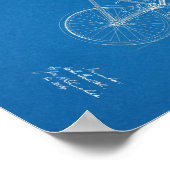 1896  blauwdruk voor fietspatronen afdrukken poster (Hoek)