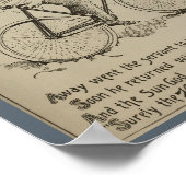 1896  fietsenmagazijn en kunstwerk Poster (Hoek)