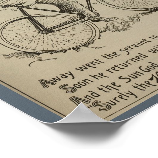 1896  fietsenmagazijn en kunstwerk Poster (Hoek)