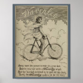 1896  fietsenmagazijn en kunstwerk Poster (Voorkant)