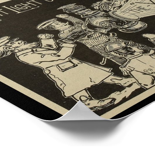 1896 fietsenmagazijn en kunstwerk Poster (Hoek)