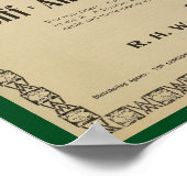 1896  fietsenmagazijn en kunstwerk Poster (Hoek)