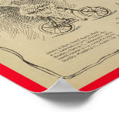 1896 fietsenmagazijn en kunstwerk Poster (Hoek)