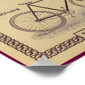 1896 fietsenmagazijn en kunstwerk Poster (Hoek)