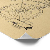 1896  fietsvelocipede-patentkunst poster (Hoek)