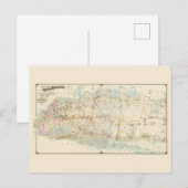 1896 Kaart van het Westerne en centrale Long Islan (Voorkant / Achterkant)