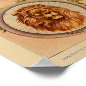 1896  kleurenmonboogfietsen en kunstwerk Poster (Hoek)