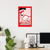 1896 Kunst Onafhankelijke Franse literaire cover P Poster (Thuiskantoor)