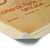 1896  monboogfietsen en kunstvoorwerpen, Poster (Hoek)