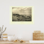  1896 Monhegan Island Print (Keuken)