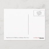  1896 Monhegan Island Print Briefkaart (Achterkant)