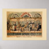 1896 Orient Express musical revue Paris Poster (Voorkant)
