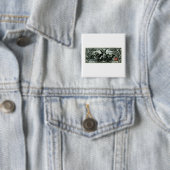 1896 US Vijf dollar zilvercertificaat Vierkante Button 5,1 Cm (In situ)