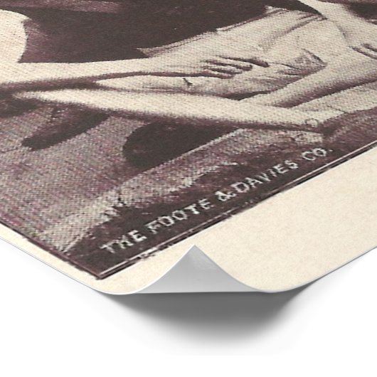 1896 Varsity College Boat Crew Poster (Hoek)