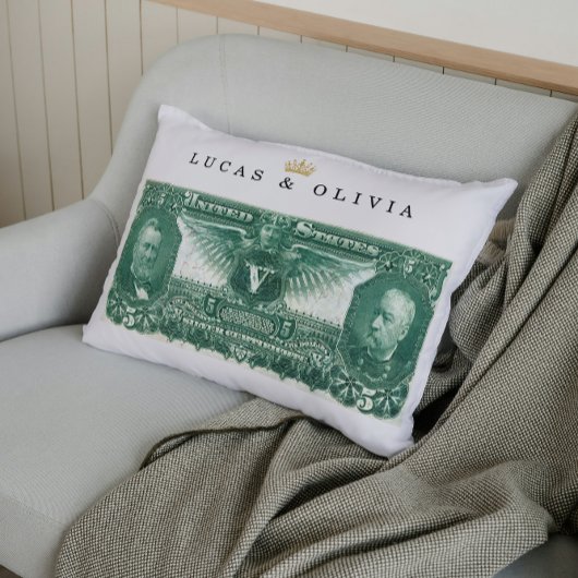 1896 Zilveren Certificaat Bankbiljet - Kaartgesche Kussen