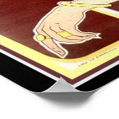 1897 Art Nouveau Rajah Print door Henri Meunier (Hoek)