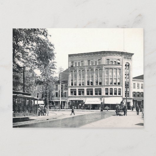 1897 Bennett Block Wilkes Barre Pa Briefkaart (Voorkant)