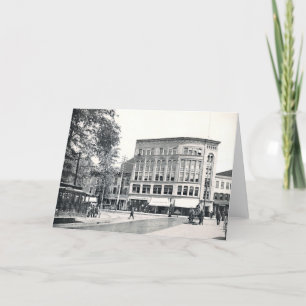 1897 Bennett Block Wilkes Barre Pa. Wenskaart Kaart
