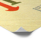 1897 Frans art nouveau journal adverteren Poster (Hoek)