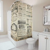 1897 Franse krantenadvertentie Douchegordijn (In situ)