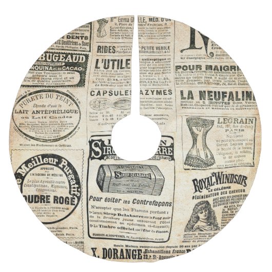 1897 Franse krantenadvertentie Kerstboom Rok (Voorkant)