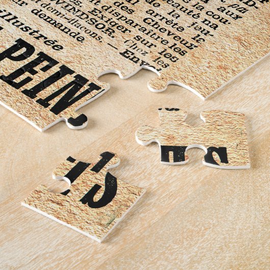 1897 Franse krantenadvertentie Legpuzzel (Zijkant)