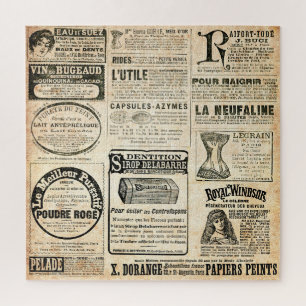 1897 Franse krantenadvertentie Legpuzzel