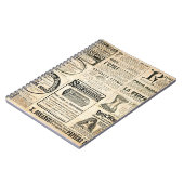 1897 Franse krantenadvertentie Notitieboek (Linkerzijde)