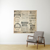 1897 Franse krantenadvertentie Wandkleed (In situ)