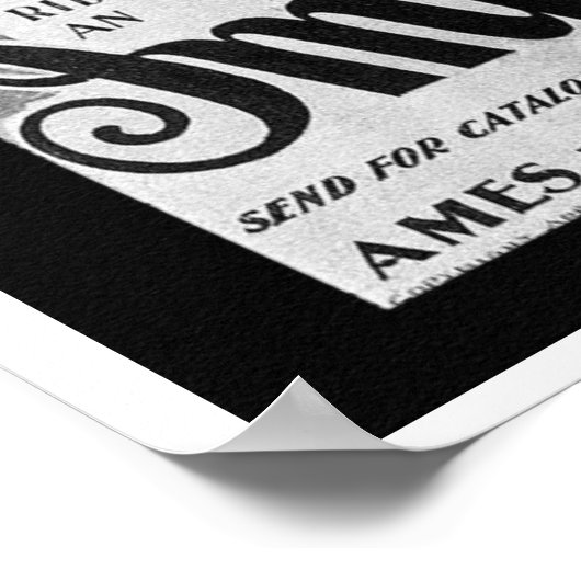 1897 Imperial Bicycle Adverteren Poster (Hoek)