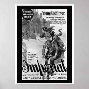 1897 Imperial Bicycle Adverteren Poster