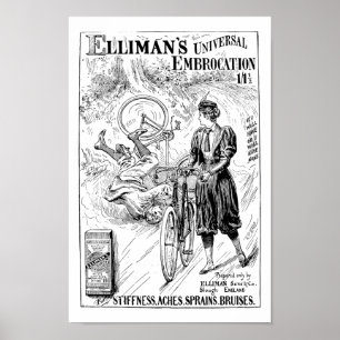 1897 Kledingstukken - Poster voor fietsen