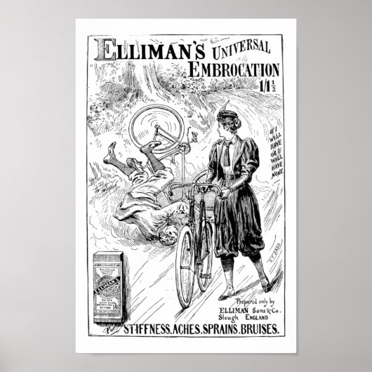 1897 Kledingstukken - Poster voor fietsen (Voorkant)